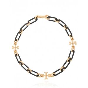 Tory Burch Roxanne Gold Black Necklace